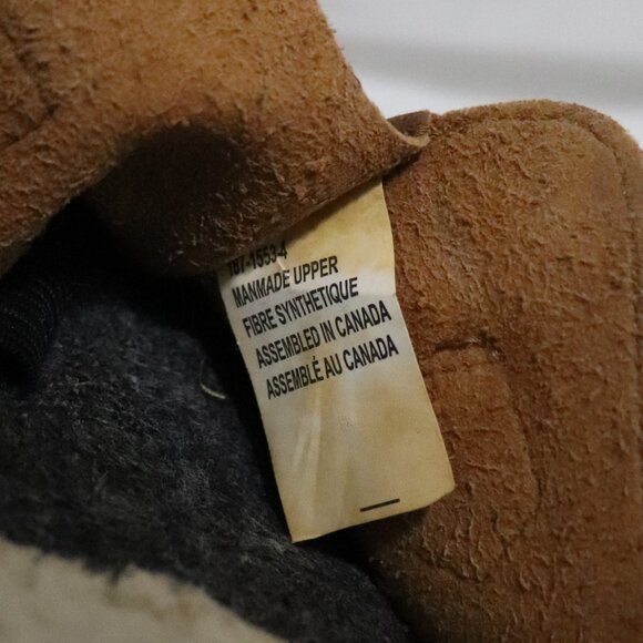 Outbound Brown Unisex Lace Up Sherpa Waterproof Outdoor Rain Winter Boots - Picture 11 of 12